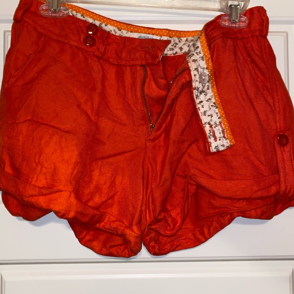 Orange shorts